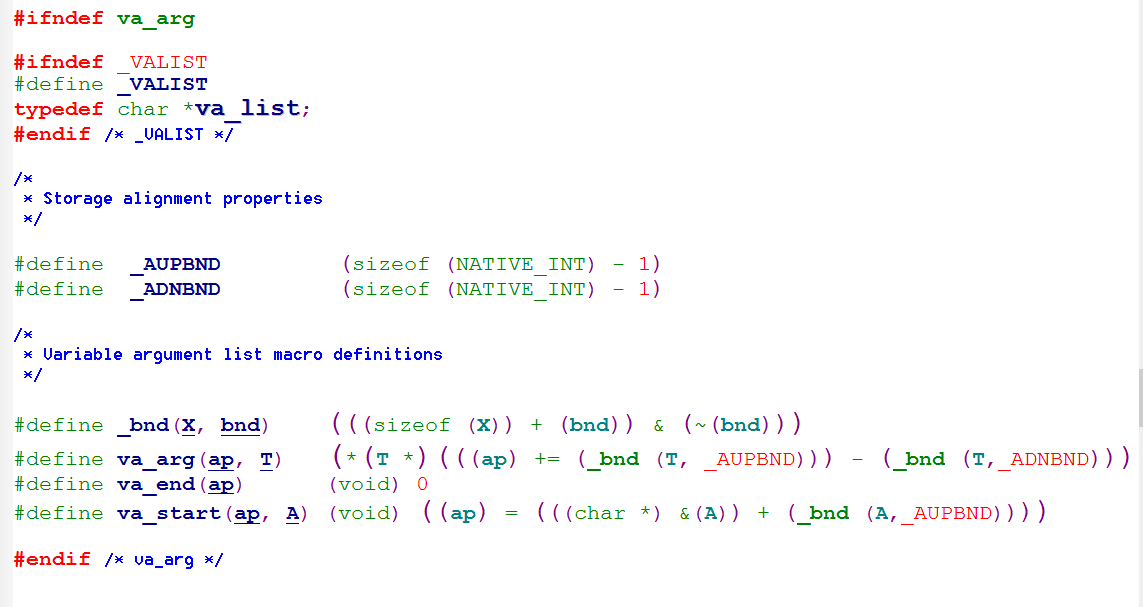 linuxstdargs